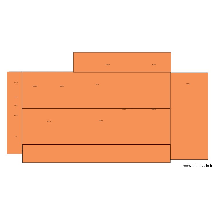 bosjean permis de construire. Plan de 15 pièces et 256 m2