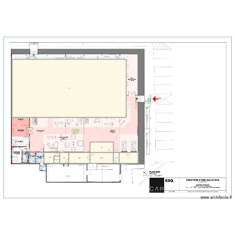 Haguenau V7. Plan de 9 pièces et 594 m2