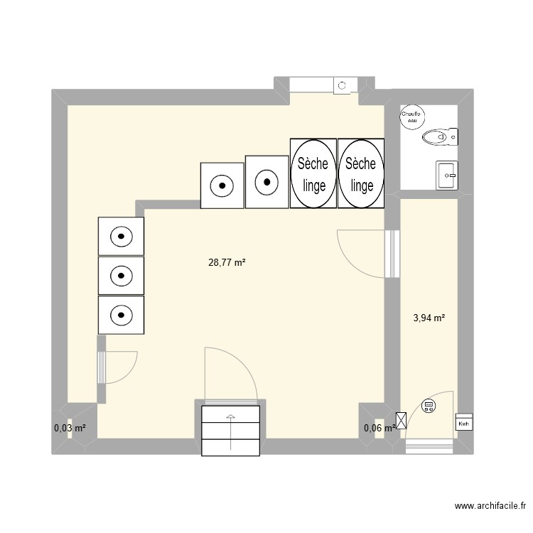 CALATHEA CHALLANS. Plan de 4 pièces et 33 m2