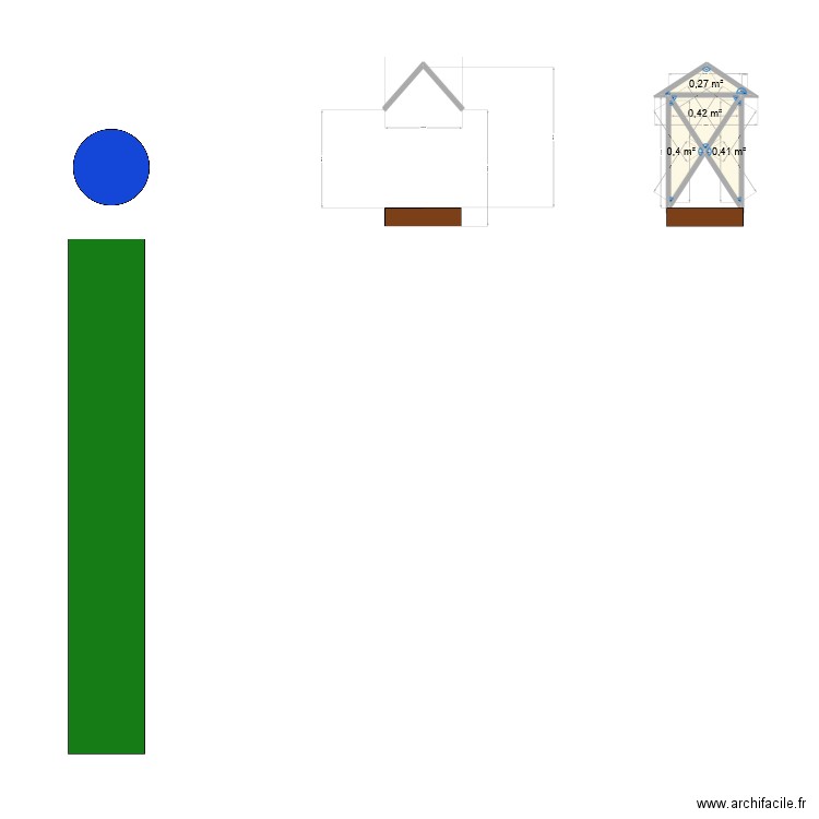 Aquaponie. Plan de 4 pièces et 2 m2