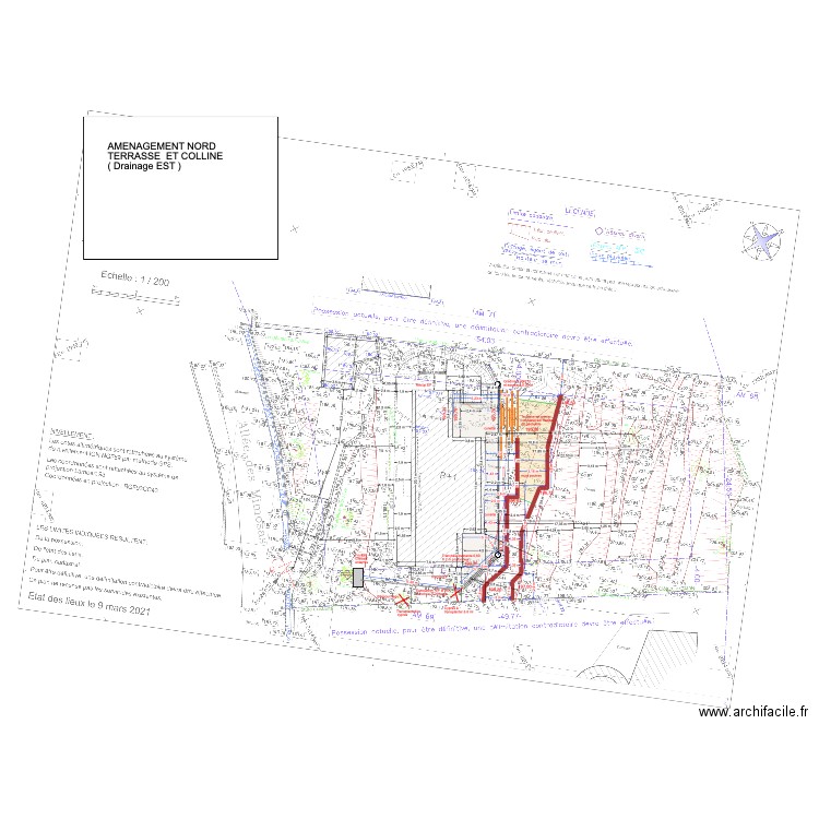 Phase 3 -Schéma Aménagements  Nord _ Plan Topo 1_200. Plan de 0 pièce et 0 m2