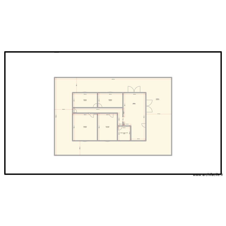 Dodo Kaz. Plan de 7 pièces et 522 m2