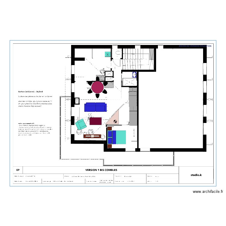 Appart. Plan de 0 pièce et 0 m2