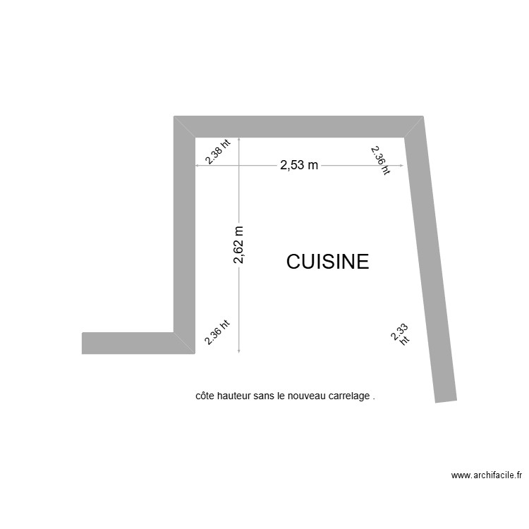 diaz- cuisine. Plan de 0 pièce et 0 m2