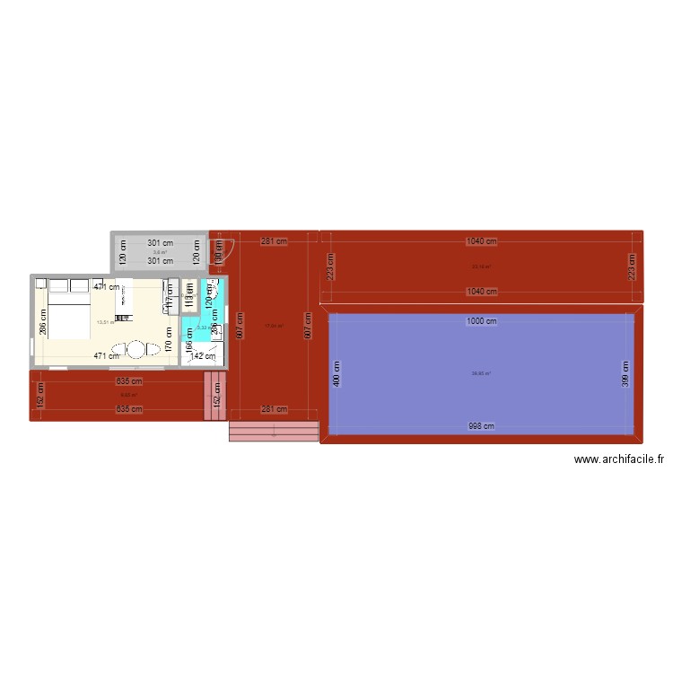 studio st genix greenkub avec ext. Plan de 9 pièces et 112 m2