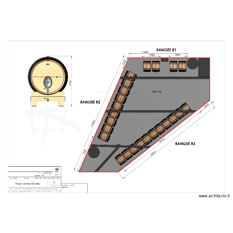 redde. Plan de 0 pièce et 0 m2