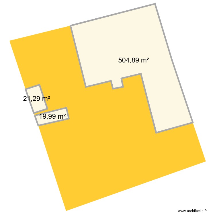 jolivet 2. Plan de 3 pièces et 546 m2