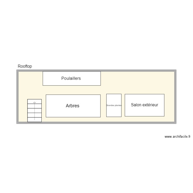 TRUFFAUT TOIT. Plan de 1 pièce et 25 m2