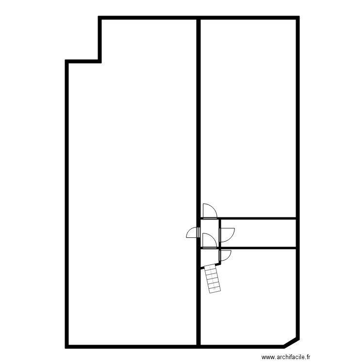 Ville de LIGNY Mélusine. Plan de 6 pièces et 234 m2