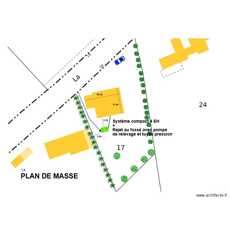 Barat-Pezous. Plan de 0 pièce et 0 m2