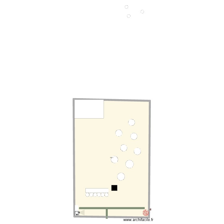 Sarrazin88000. Plan de 1 pièce et 283 m2