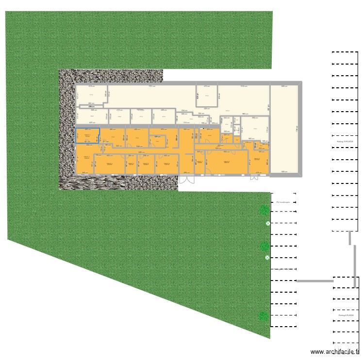 bidart. Plan de 32 pièces et 713 m2