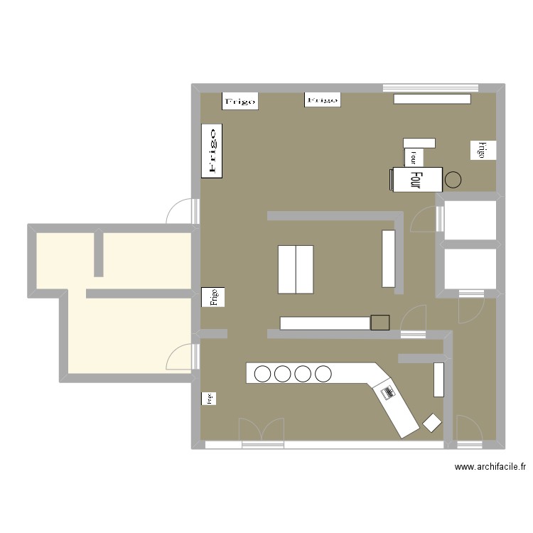 mag. Plan de 4 pièces et 114 m2