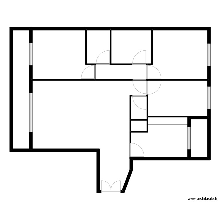 Oursel. Plan de 10 pièces et 194 m2