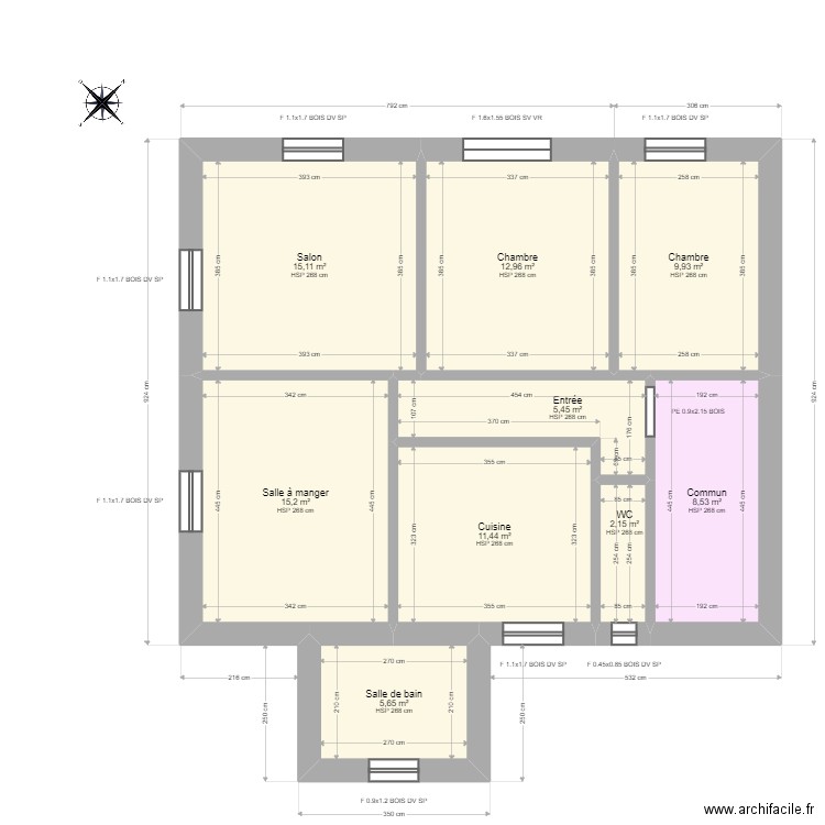 Ml24017031 INNASIMUTHU. Plan de 9 pièces et 86 m2