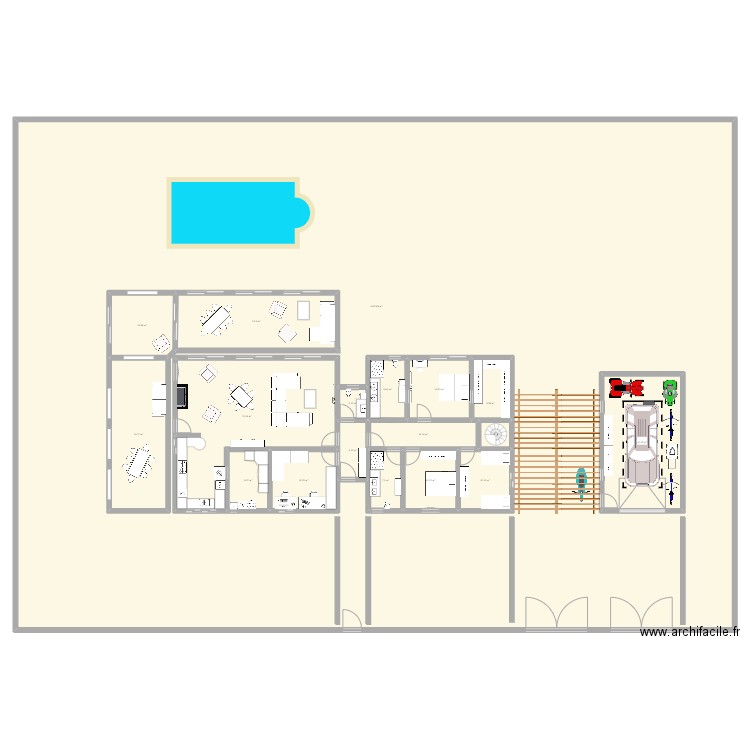 tip top 190 mc. Plan de 18 pièces et 1842 m2