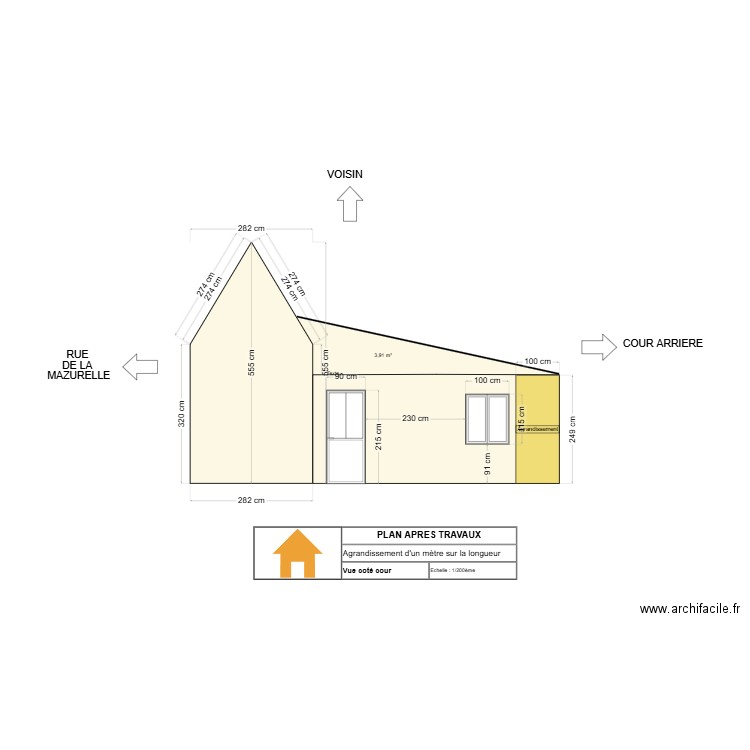 PLAN DE COUPE. Plan de 0 pièce et 0 m2