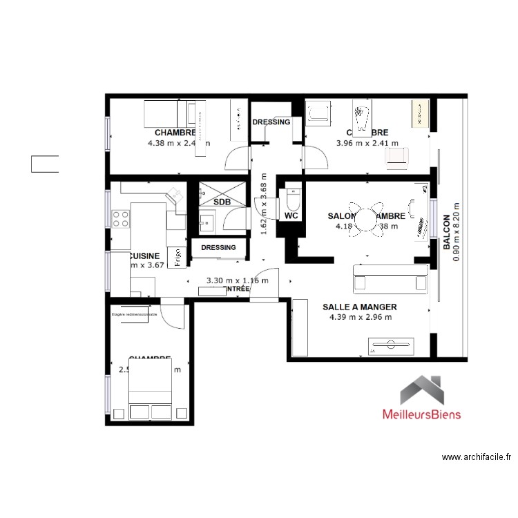 new house. Plan de 0 pièce et 0 m2