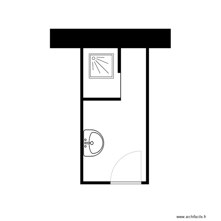 DEPEYRE. Plan de 2 pièces et 6 m2