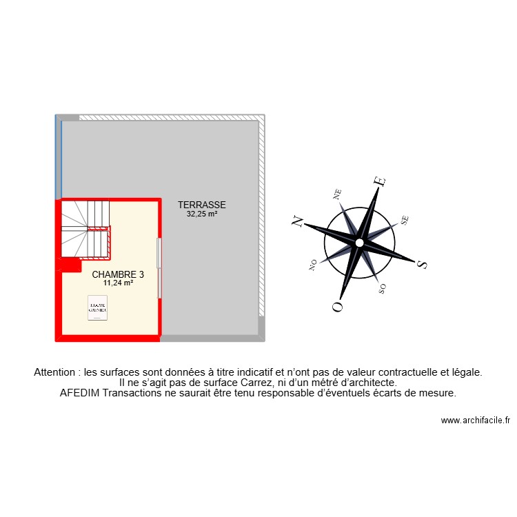 BI26373-. Plan de 30 pièces et 245 m2