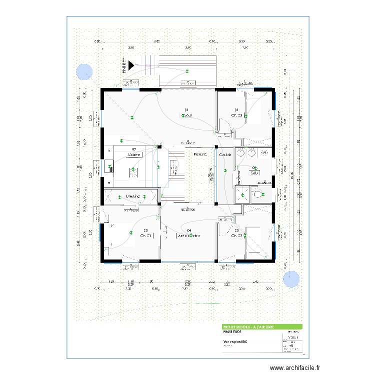 SUDOKU éclairage. Plan de 0 pièce et 0 m2