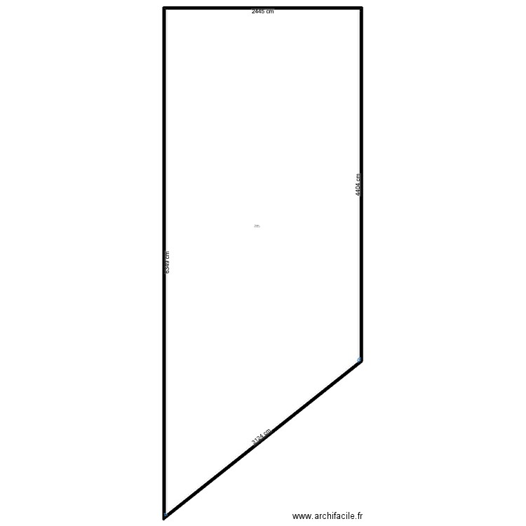 Extérieur. Plan de 1 pièce et 1315 m2