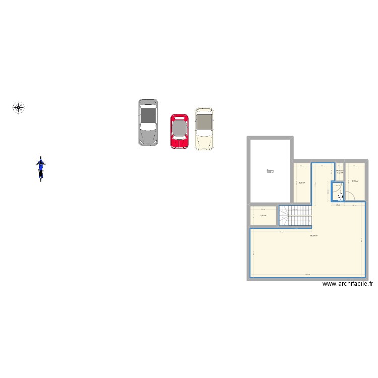 Ma maison. Plan de 6 pièces et 102 m2