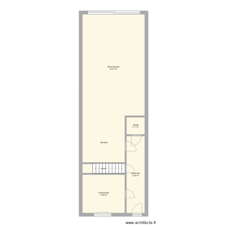 SRO12DE - GLV. Plan de 5 pièces et 79 m2