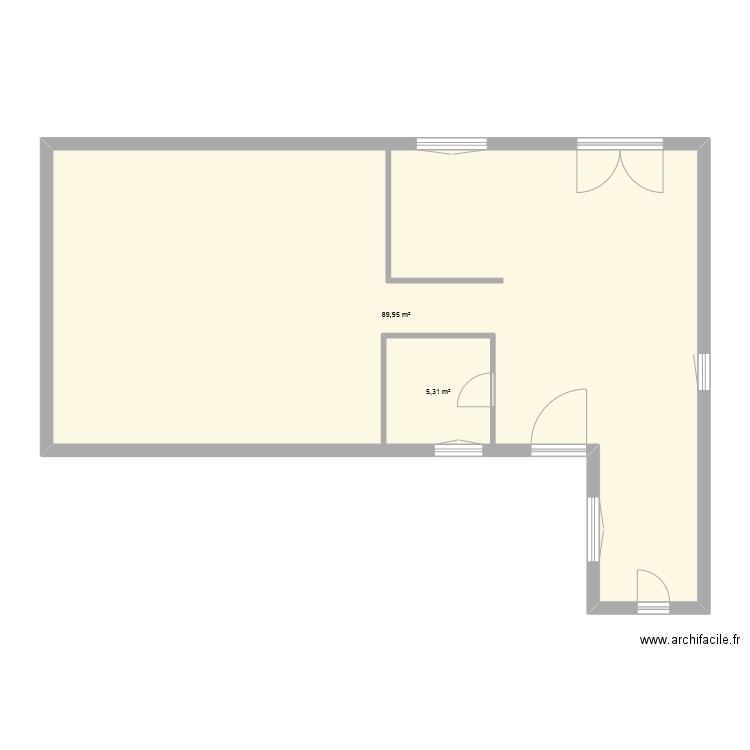 Roudun lot 8 - 06-01-25. Plan de 2 pièces et 101 m2