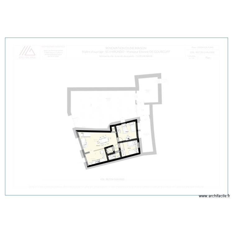 R0 2024.11.06. Plan de 5 pièces et 61 m2