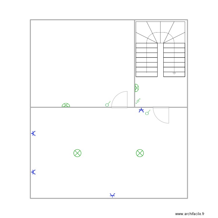 2eme. Plan de 3 pièces et 72 m2