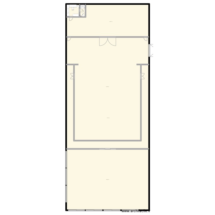 Théâtre Les Imposteurs. Plan de 6 pièces et 962 m2