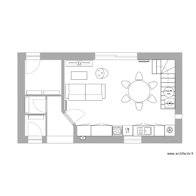 grange luz version2. Plan de 0 pièce et 0 m2