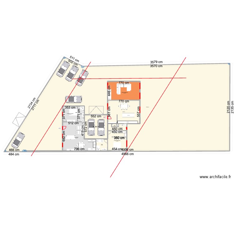 St Crep6. Plan de 26 pièces et 2398 m2