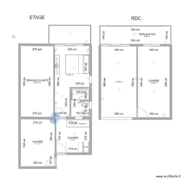 PUURAI 1. Plan de 8 pièces et 93 m2