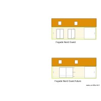 Plan de façade nord ouest 2