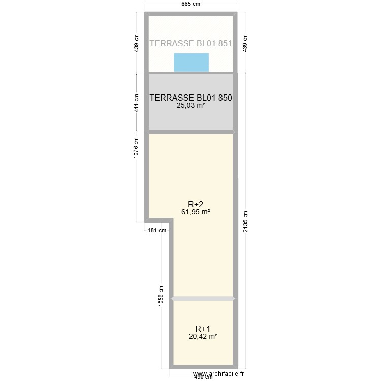 Pasteur . Plan de 7 pièces et 251 m2