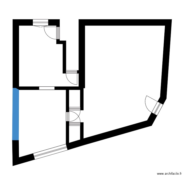 Marchal 1. Plan de 7 pièces et 121 m2