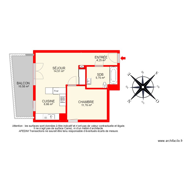 22950 - . Plan de 12 pièces et 86 m2