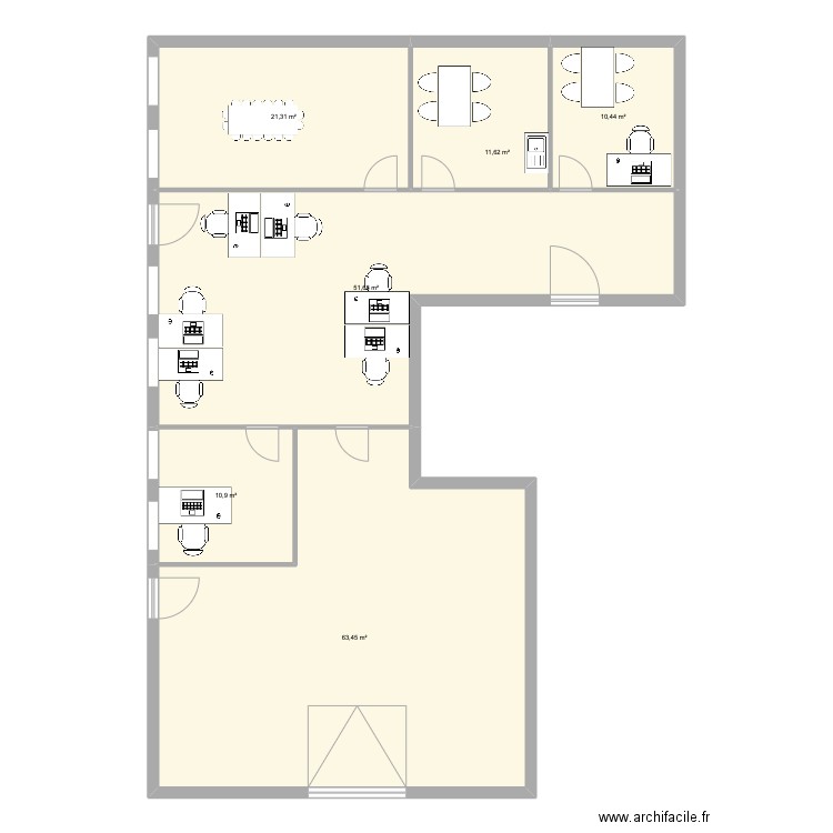 DARDILLY 2. Plan de 6 pièces et 169 m2