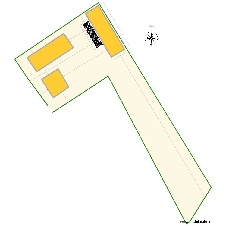 MARTEL SOPHIE. Plan de 3 pièces et 444 m2