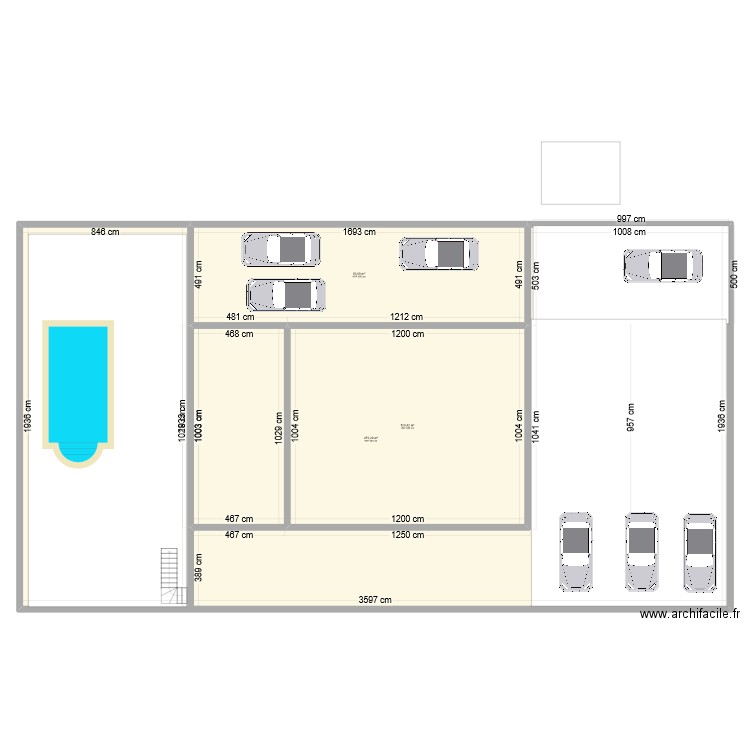 sebos nouveau 1. Plan de 3 pièces et 677 m2