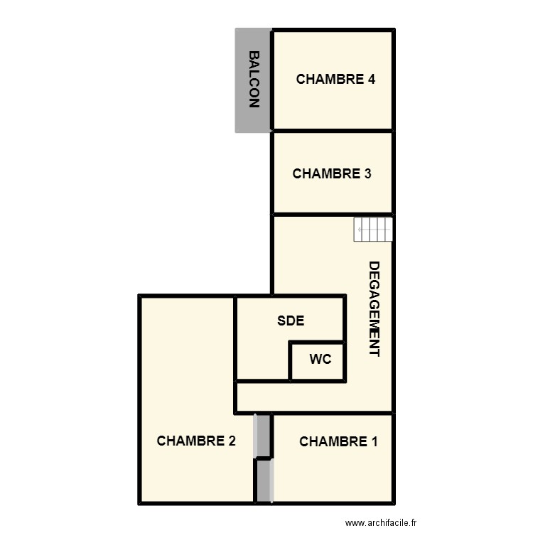 LERAY 1. Plan de 10 pièces et 94 m2