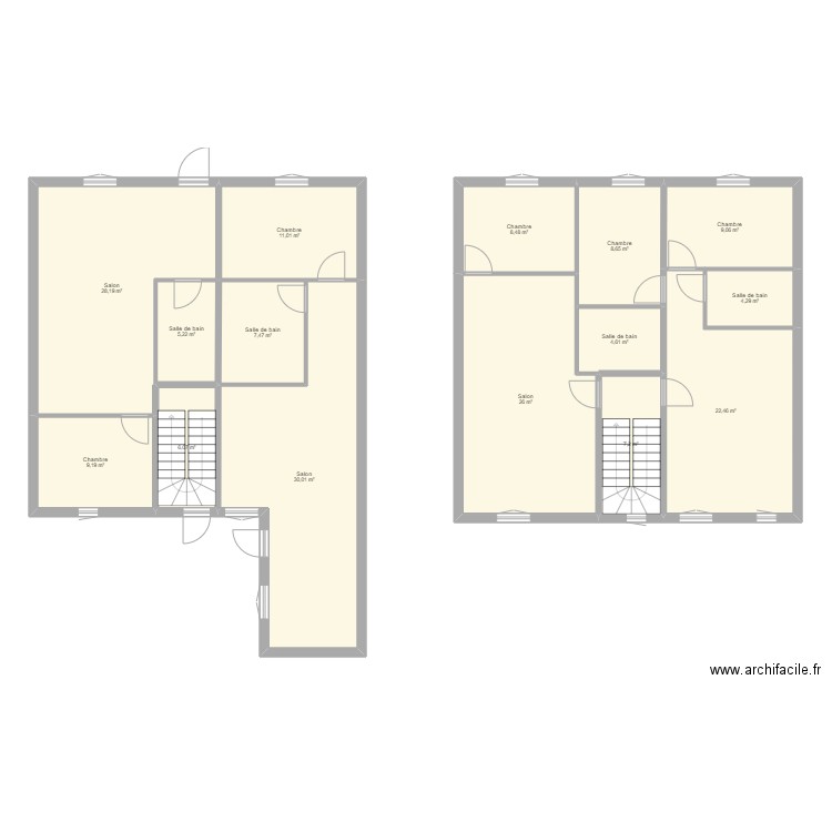 périgueux 2. Plan de 15 pièces et 188 m2