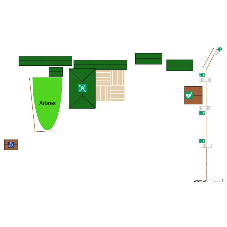 Zone d'accueil PAA. Plan de 0 pièce et 0 m2