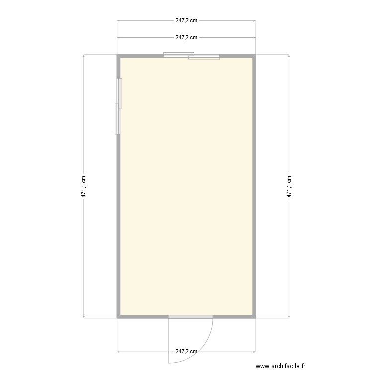 MAIA SONNIER - GENAS. Plan de 1 pièce et 11 m2