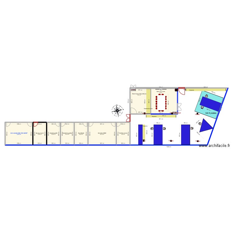 DSIM NB R2_version DSIM. Plan de 9 pièces et 151 m2