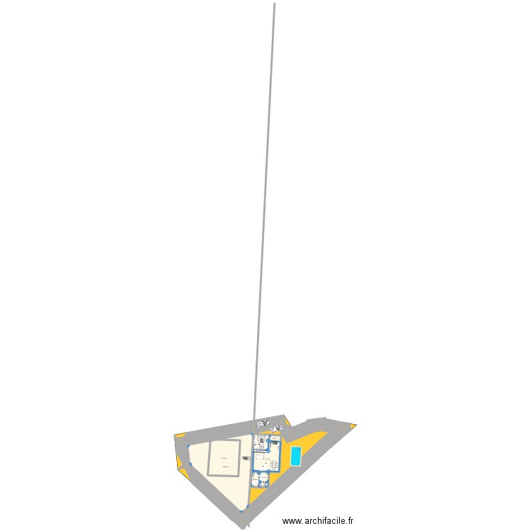 Sessuel test 2. Plan de 8 pièces et 585 m2