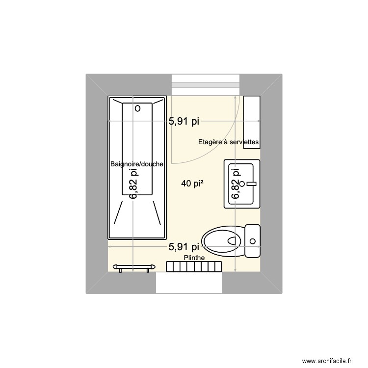 2e sub. Plan de 0 pièce et 0 m2