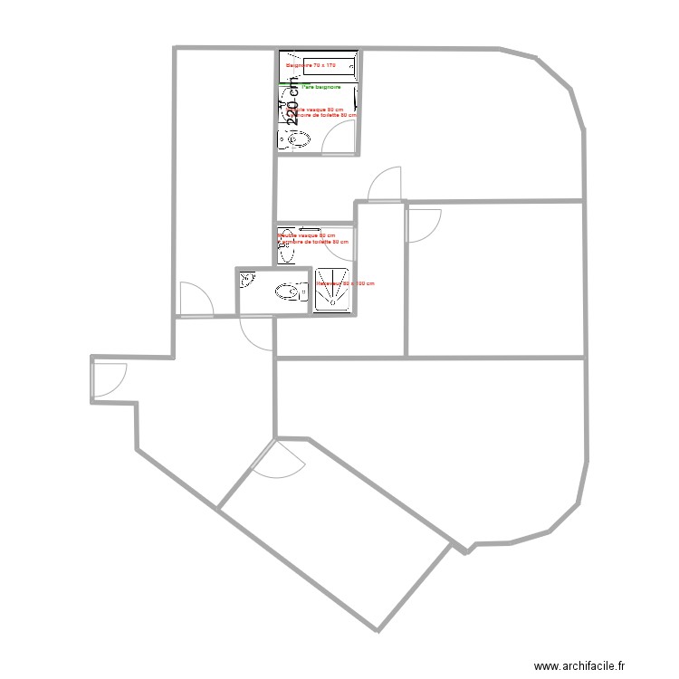 PHILIPPINE PLOMBERIE. Plan de 0 pièce et 0 m2